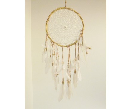 8530081 Dreamcatcher. Gehaakt. Diameter 25 cm.