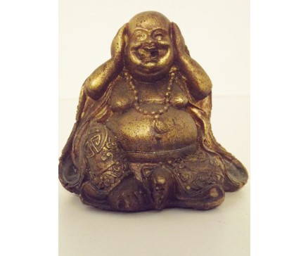 P1035555A Poly. Boeddha lucky "horen" brons mini