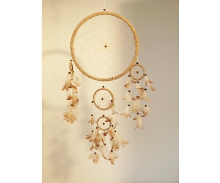 8530068 Dreamcatcher touw. Diameter 25 cm.