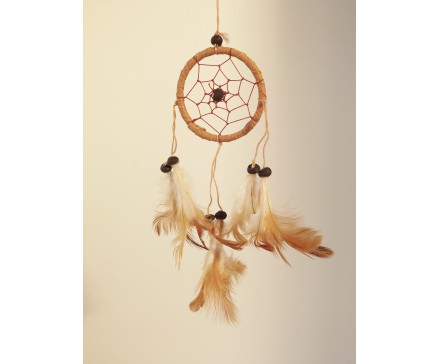 8530043 Dreamcatcher leer. Diameter 6 cm. Per 12 stuks verpakt. Prijs is per 12 stuks.