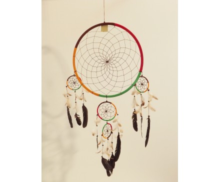 8530028A Dreamcatcher multicolor. Diameter 40 cm.