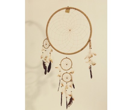 8530069 Dreamcatcher touw. Diameter 40 cm.