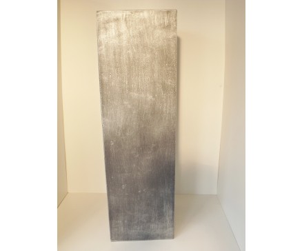 G559-AS Garden pilaar/sokkel. LxBxH : 30x30x100 cm. Antique Silver.