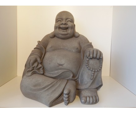 G838XL-G Garden boeddha lucky. Hoogte 61 cm. Granite.