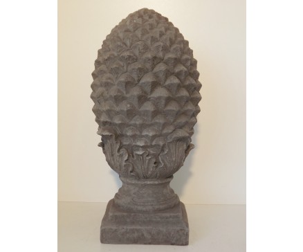 G541-G Garden Pineapple. Hoogte : 50 cm. Granite.
