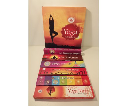 W8355308 Wierook giftset "yoga collection" nette verpakking met 6 pakjes à 15 gram (afbeelding van de verpakking kan afwijken van het te leveren product).