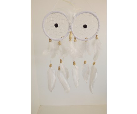8530095 Dreamcatcher. Dreamcatcher white owl Length : 36 cm. width : 18 cm.