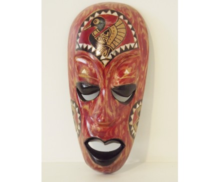 H2330038 Masker. Houten mini masker 20 cm. Indonesië.