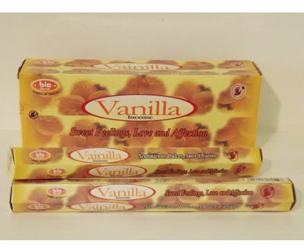 W8355104 Wierook Hexa Vanille. Box met 6 pakjes (afbeelding van de verpakking kan afwijken van het te leveren product).