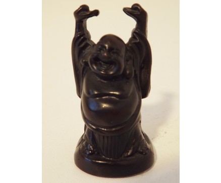 CD0287 Resin hotei mini. Hoogte : 5 cm. Per 5 stuks verpakt. Prijs is per 5 stuks.