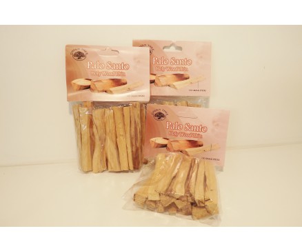 W8355500 Wierook. Palo Santo Holy Wood. Geurige brandstokjes zakje van 100 gram.