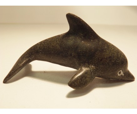 5005101 Steen. Stenen dolfijn Lengte 10 cm.