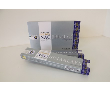 W8355211 Wierook Golden Nag Himalaya. Box met 12 pakjes (afbeelding van de verpakking kan afwijken van het te leveren product).