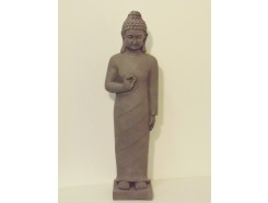 G539-G Garden staande boeddha. Hoogte : 80 cm. Granite.