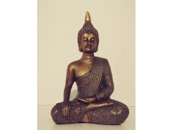 P1035548 Poly. Boeddha Thai brons 9 cm.