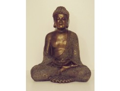 P1035551 Poly. Boeddha Japan brons large 30 cm.