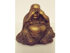 P1035555B Poly. Boeddha lucky "zien" brons mini