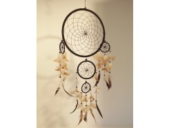 8530022 Dreamcatcher zwart. Diameter 25 cm.