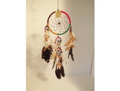 8530026 Dreamcatcher multicolor. Diameter 16 cm. Per 6 stuks verpakt. Prijs is per 6 stuks.
