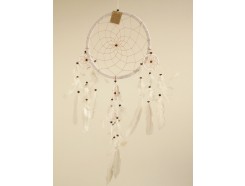 8530073 Dreamcatcher. White 25 cm. diameter.