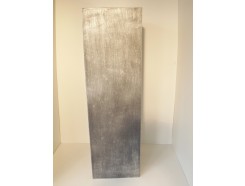 G559-AS Garden pilaar/sokkel. LxBxH : 30x30x100 cm. Antique Silver.
