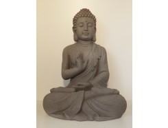 G817XL-G Garden boeddha abhayamudra. Hoogte : 74 cm. Granite.