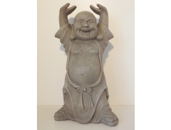 G660M-G Garden hotei medium. Hoogte : 44 cm. Granite.