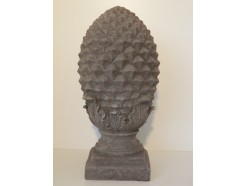 G541-G Garden Pineapple. Hoogte : 50 cm. Granite.