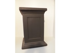 G456-DG Garden pilaar/sokkel LxBxH : 34x34x51 cm. Dark-grey.