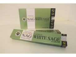 W8355210 Wierook. Golden Nag White Sage. Box met 12 pakjes (afbeelding van de verpakking kan afwijken van het te leveren product).