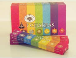 W8355302 Wierook Green Tree 7 Chakras. Box met 12 pakjes (afbeelding van de verpakking kan afwijken van het te leveren product).